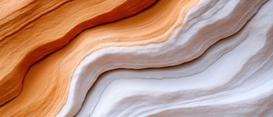 Poster - Organic Mineral Flow Minimalist Geological Texture Design for Sustainable Branding, Wellness Marketing, and Innovative Earth Science Visualization