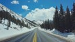 © Vlad - Independence Pass: A Majestic Snow-covered Rocky Mountain in Colorado