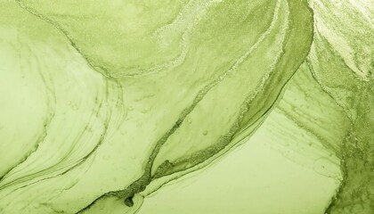 Poster - soft green marble texture with fluid abstract pattern, natural stone effect, organic aesthetic for background and branding


