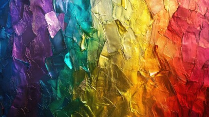 Poster - Vibrant and Textured Colorful Abstract Background with Rich Hues and Layers of Paint, Perfect for Artistic and Creative Projects
