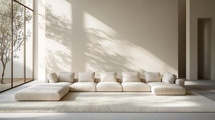 Poster - Modern Sofa in Minimalist Living Room