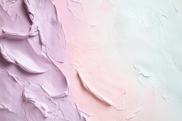 Poster - A high-end abstract pastel gradient background showcases a gentle transition from frosted mint to powdery lilac, offering a soft and elegant texture perfect for various text applications