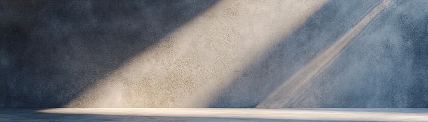 Poster - Soft halo of light enhances the textured surface of a high-end concrete background. Ideal for showcasing artistic elements, fashion, or luxury products. Ample space for creative text layout