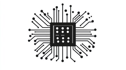 Poster - Circuit Board Microchip Technology Illustration