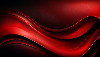 Wall Mural - a sophisticated design featuring a gradient texture backdrop in luxurious dark red and black with a grainy glowing and vibrant color flow in a wave shape perfect for website headers posters or