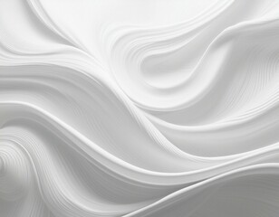 Wall Mural - white fabric swirling abstract design elegant background website