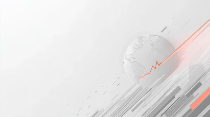 Poster - Abstract global growth graphic