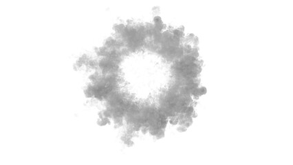 Wall Mural - Realistic dry ice smoke clouds fog overlay perfect for compositing into your shots. Simply drop it in and change its blending mode to screen or add. 3d Illustration