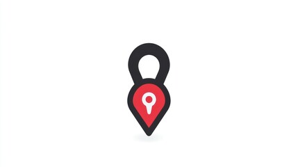 Poster - Simple location marker icon