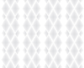 Seamless pattern with white rhombus.  Diagonal blurred line background. Diamond geometric ornament. Seamless monochrome rhombus texture