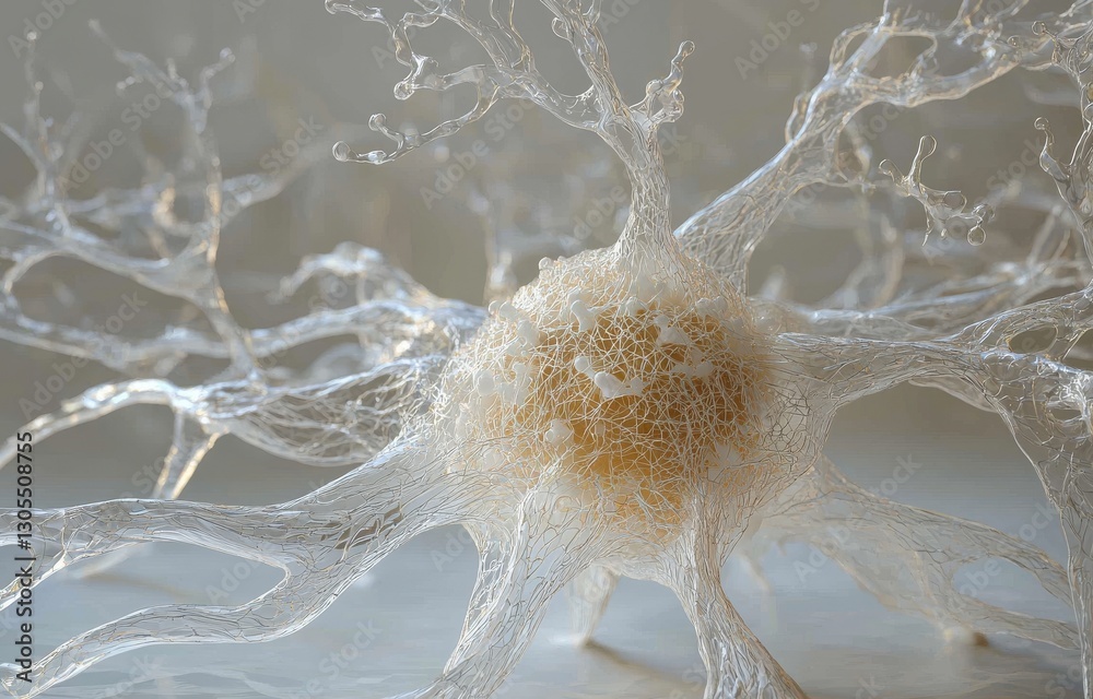 Tissue that supports the nervous system, including neuron structure ...