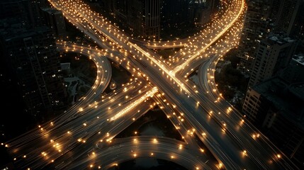 Poster - The metropolitan city's information highway is witnessing a surge in digital machine learning impulses, driven by autonomous vehicles, AI technology, and quantum computing, which is transforming