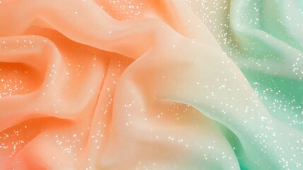 Poster - Beautiful silk fabric with light sparkly details and multiple colors