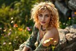 © iushakovsky - Vibrant bohemian free spirit portrait