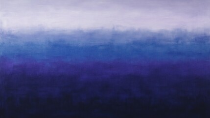 Poster - An abstract painting displays shades of blues and purples seamlessly blended