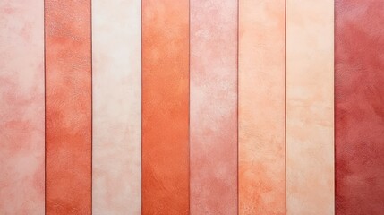 Poster - Several Vertical Rectangular Tiles Exhibiting Varying Shades of Red Orange