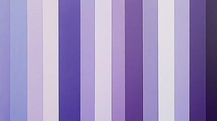 Poster - Vertical Stripes of Varying Shades of Purple and Lavender Colors