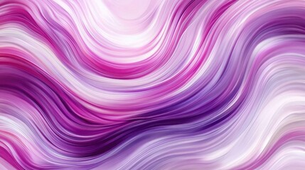 Poster - Swirling Waves Of Pink Purple And White Create Abstract Pattern