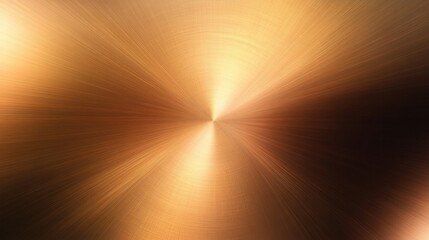 Poster - A Metallic Copper Texture Displays Concentric Linear Concentrated Patterns Clearly