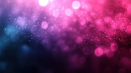 Aufkleber - Colorful Glowing Bokeh Effect Presents Lovely Artistic Composition