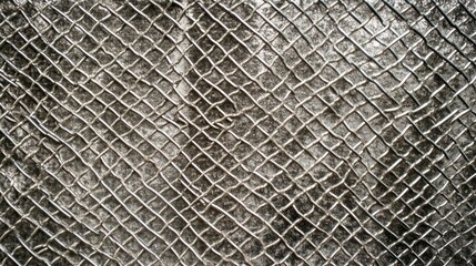 Poster - This metal mesh shows a detailed pattern of intertwined lines