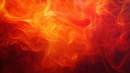 Poster - Glowing abstract fire flames burning with vibrant warm colors