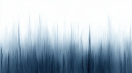 Poster - Blue White Abstraction With Vertical Lines and Soft Textures