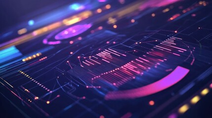 Poster - Visualization of modern technology in a digital data environment