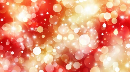 Poster - An abstract image of a bokeh and star filled background
