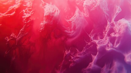 Poster - Abstract red and pink cloudy forms illuminated by light