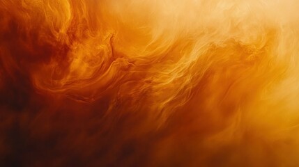 Poster - An abstract artistic display of fire like swirling fiery colors