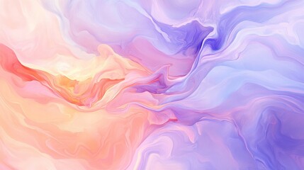 Poster - A Beautiful Swirling Mixture of Colors Forms a Unique Pattern