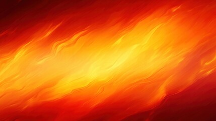 Poster - An Abstract Image of Fire and Intense Fiery Flames