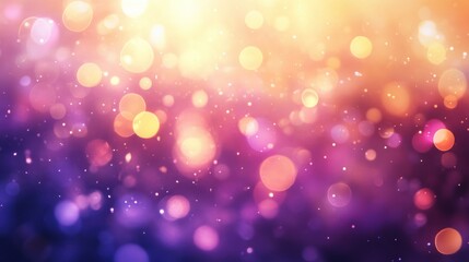 Poster - Bright Bokeh Lights Shine Amidst Colorful Brilliant Backdrop Details