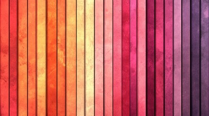 Poster - Colorful vertical stripes create a vibrant and textured background pattern