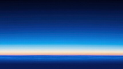 Poster - The vibrant blues and oranges of the morning sky