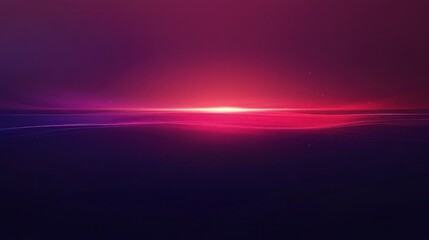 Poster - A purple and pink landscape featuring an abstract horizon