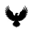 © abdul - Eagle flying with wings in a tribal-style silhouette