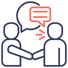 Poster - Talking Dual Tone Icon
