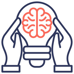 Aufkleber - Idea Dual Tone Icon