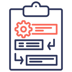 Poster - Workflow Dual Tone Icon