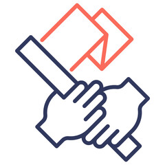 Poster - Flag Dual Tone Icon