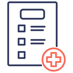 Poster - Add Task Dual Tone Icon