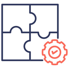 Poster - Complementary Dual Tone Icon