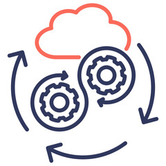 Poster - Devops Dual Tone Icon