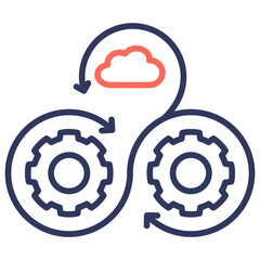 Poster - Devops Dual Tone Icon
