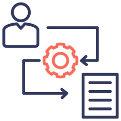 Poster - Workflow Dual Tone Icon