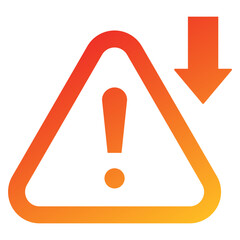 Poster - Error Glyph Gradient Icon