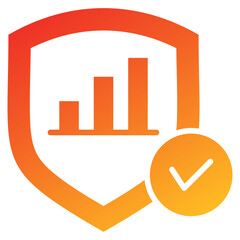 Poster - Reliability Glyph Gradient Icon