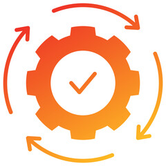 Poster - Consistency Glyph Gradient Icon